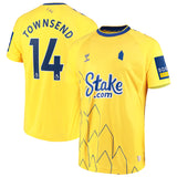 Andros Townsend Everton 14 Jersey - Kit Captain