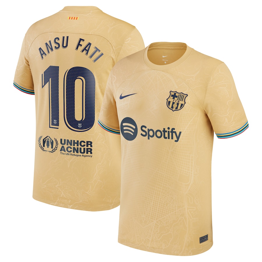 Ansu Fati Barcelona 10 Jersey - Kit Captain