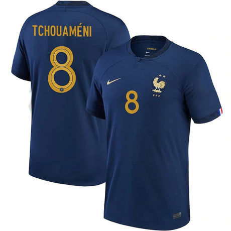 Aurelien Tchouameni France 8 FIFA World Cup Jersey - Kit Captain