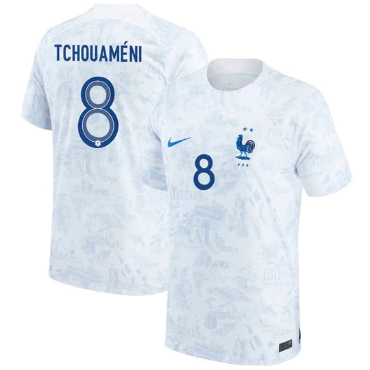 Aurelien Tchouameni France 8 FIFA World Cup Jersey - Kit Captain