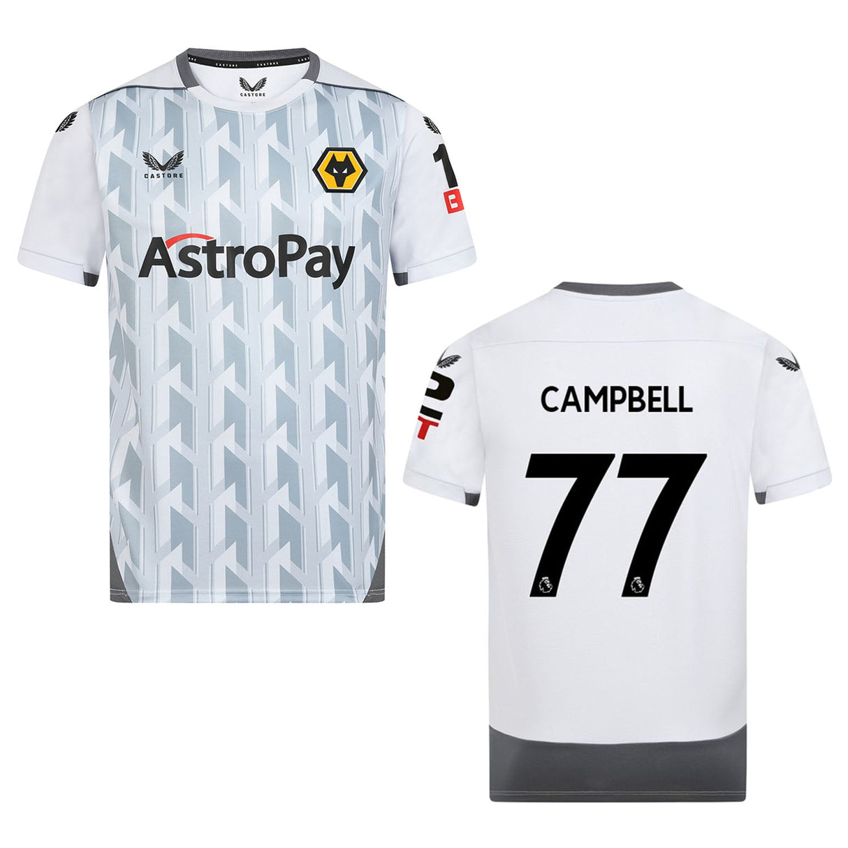 Chem Campbell Wolves 77 Jersey - Kit Captain