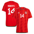 Connor Roberts Wales 14 Fifa World Cup Jersey - Kit Captain