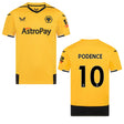 Daniel Podence Wolves 10 Jersey - Kit Captain