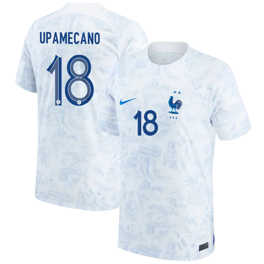 Dayot Upamecano France 18 FIFA World Cup Jersey - Kit Captain