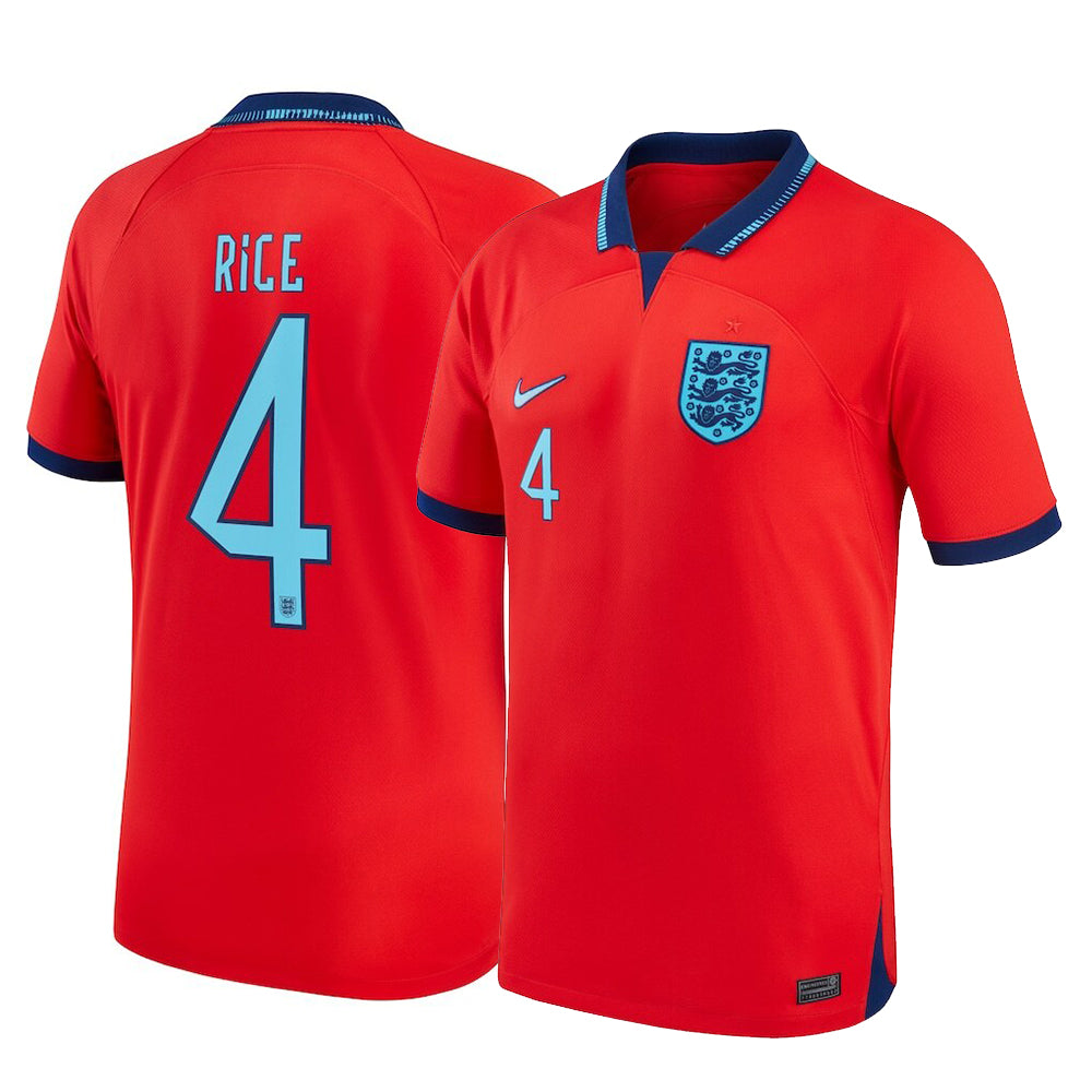 Declan Rice England 4 FIFA World Cup Jersey - Kit Captain