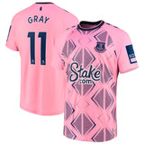 Demarai Gray Everton 11 Jersey - Kit Captain