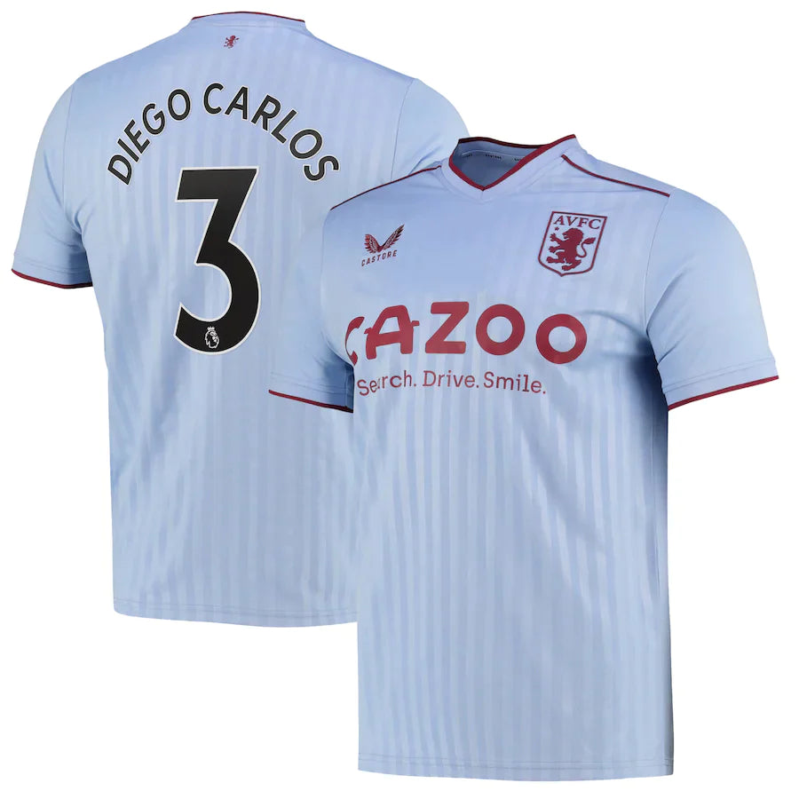 Diego Carlos Aston Villa 3 Jersey - Kit Captain