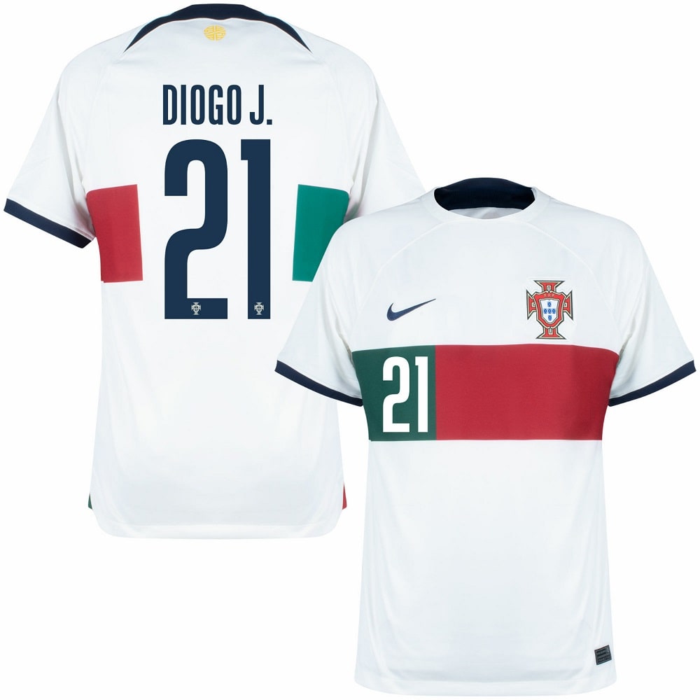 Diogo Jota Portugal 21 FIFA World Cup Jersey - Kit Captain