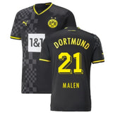 Donyell Malen Borussia Dortmund 21 Jersey - Kit Captain