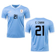 Edinson Cavani Uruguay 21 FIFA World Cup Jersey - Kit Captain