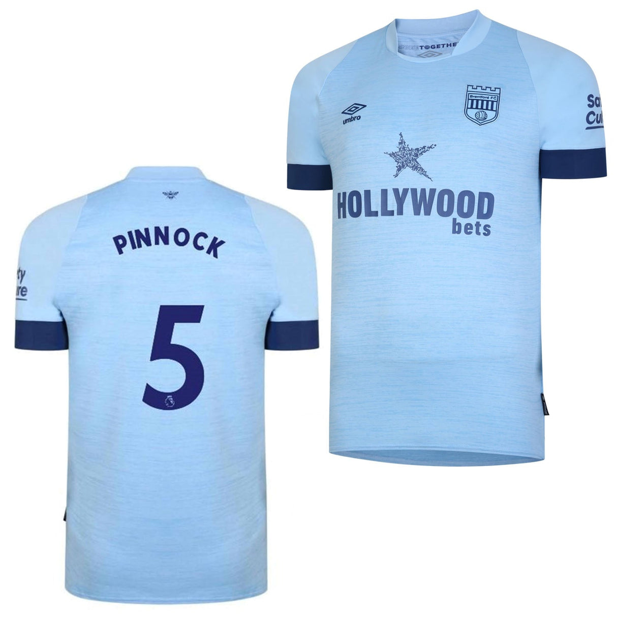 Ethan Pinnock Brentford 5 Jersey - Kit Captain