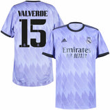 Federico Valverde Real Madrid 15 Jersey - Kit Captain