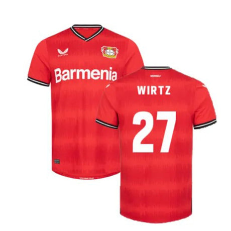 Florian Wirtz Bayern Leverkusen 27 Jersey - Kit Captain