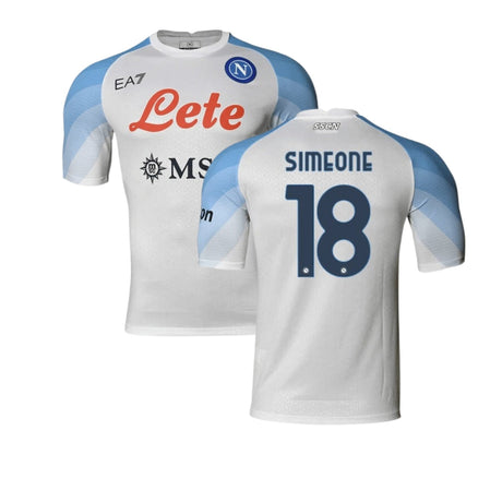 Giovanni Simeone Napoli 18 Jersey - Kit Captain