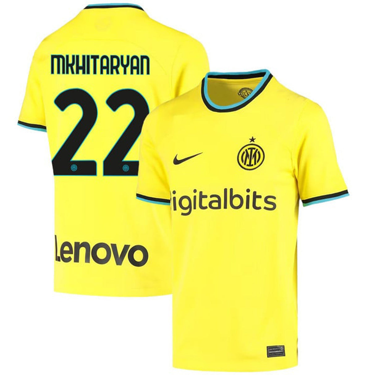 Henrikh Mkhitaryan Inter Milan 22 Jersey - Kit Captain