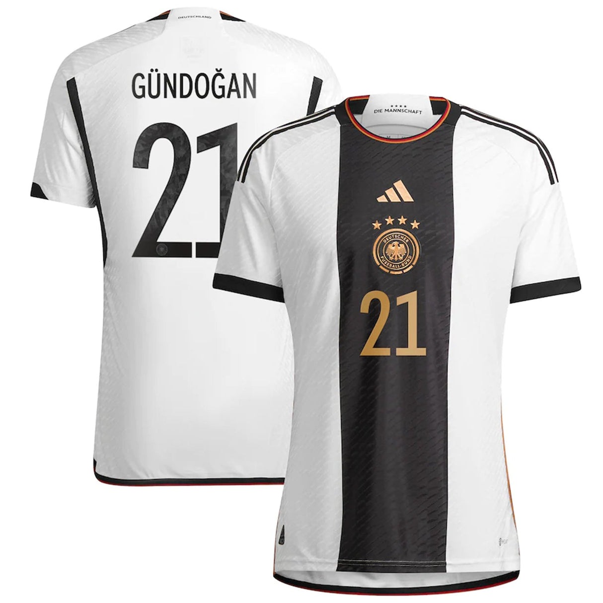 İlkay Gündoğan Germany 21 FIFA World Cup Jersey - Kit Captain