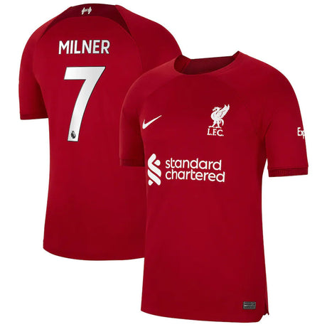 James Milner Liverpool 7 Jersey - Kit Captain