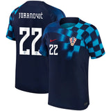 Josip Juranovic Croatia 22 FIFA World Cup Jersey - Kit Captain