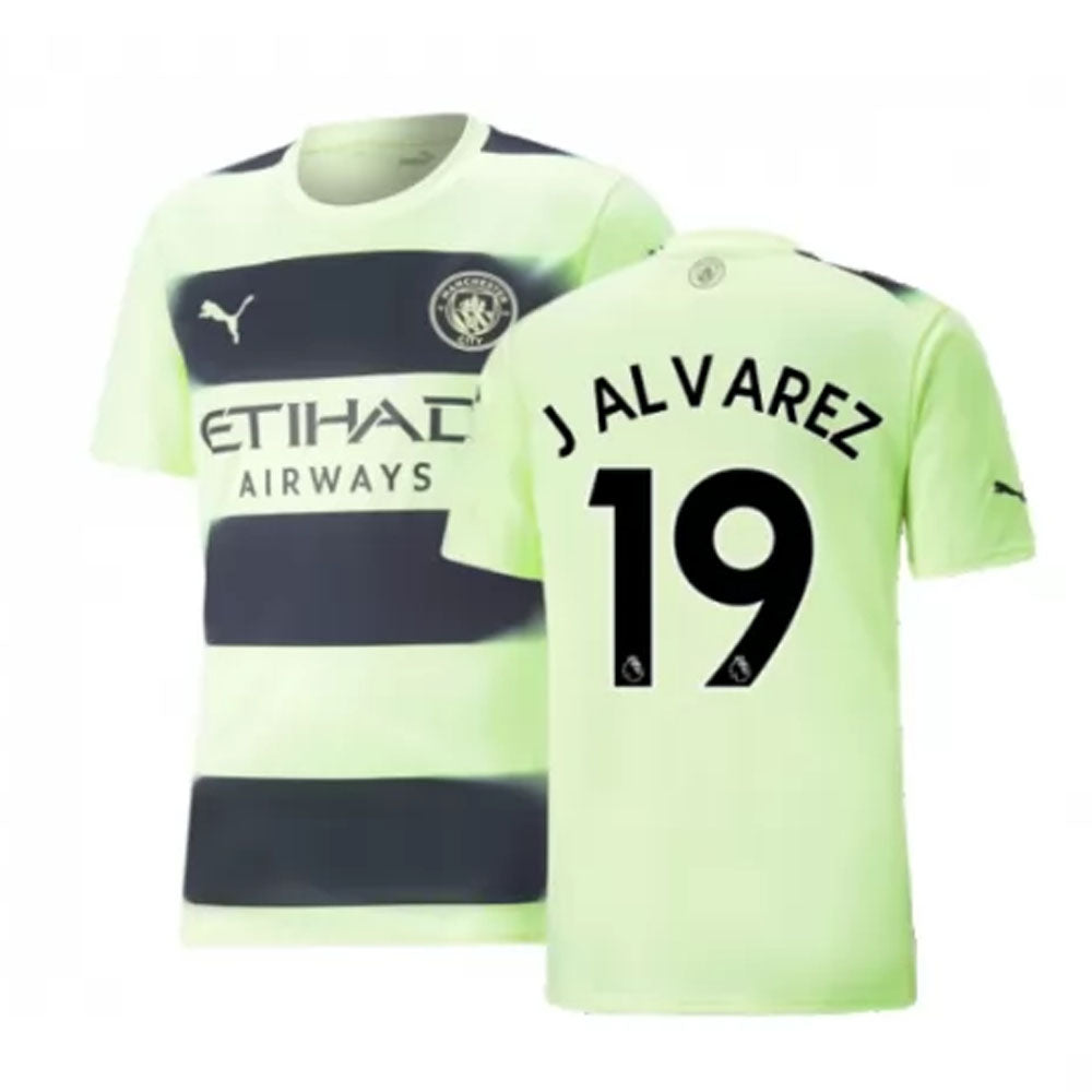 Julian Alvarez Man City 19 Jersey - Kit Captain