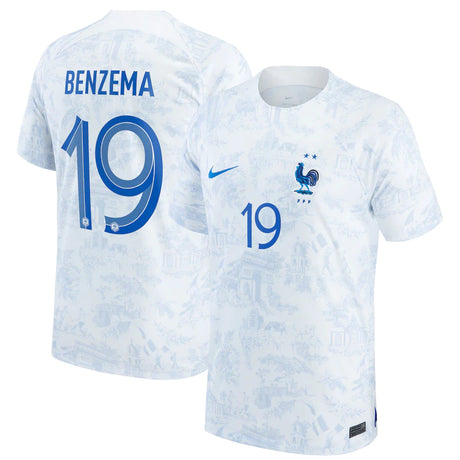 Karim Benzema France 19 FIFA World Cup Jersey - Kit Captain