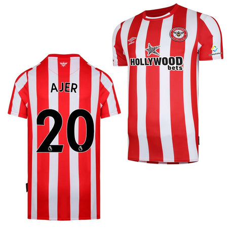 Kristoffer Ajer Brentford 20 Jersey - Kit Captain