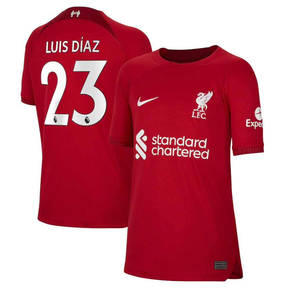 Luis Diaz Liverpool 23 Jersey - Kit Captain