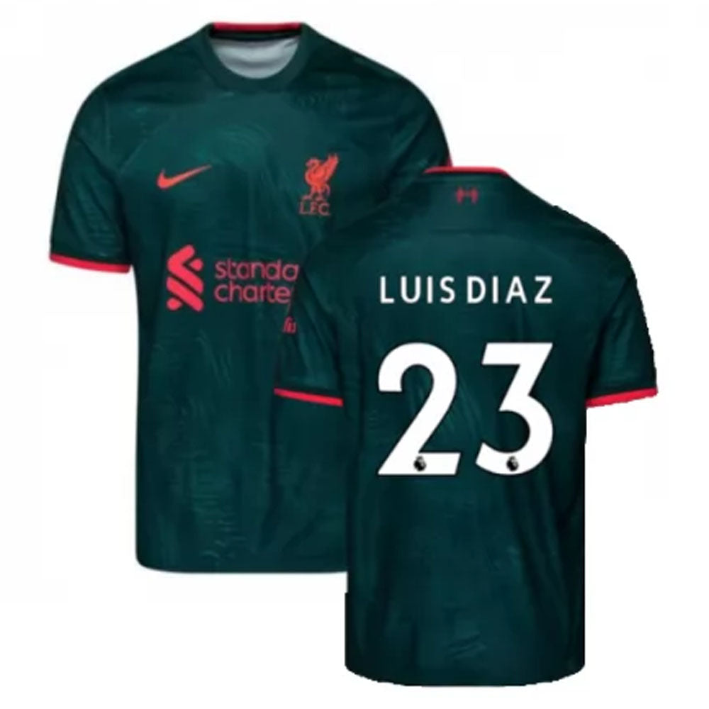 Luis Diaz Liverpool 23 Jersey - Kit Captain