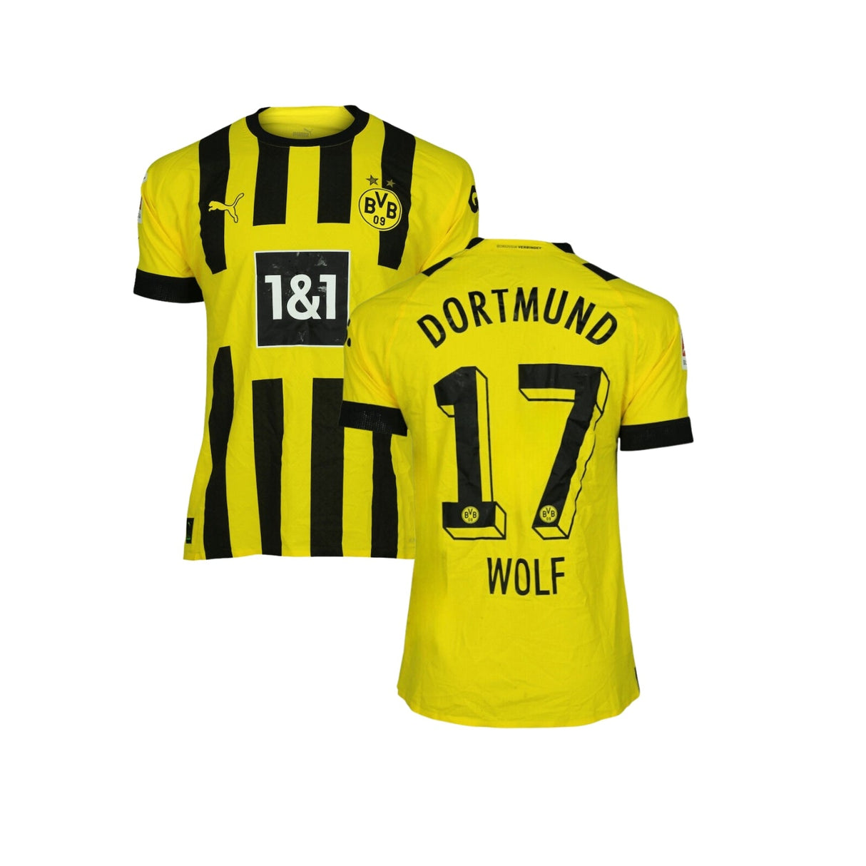 Marius Wolf Borussia Dortmund 17 Jersey - Kit Captain