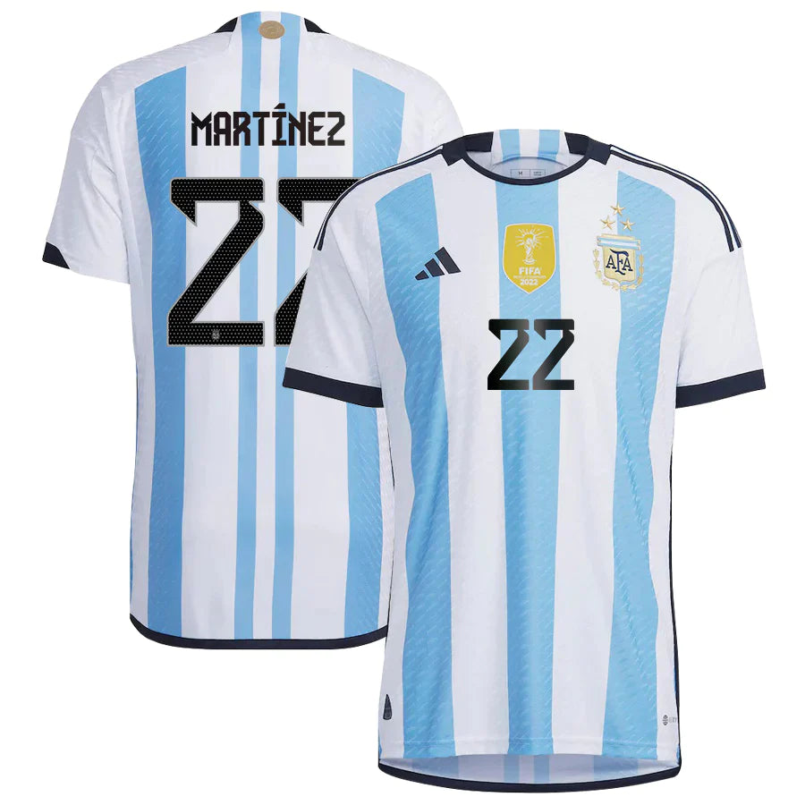 Lautaro Martinez 22 FIFA World Cup Jersey - Kit Captain