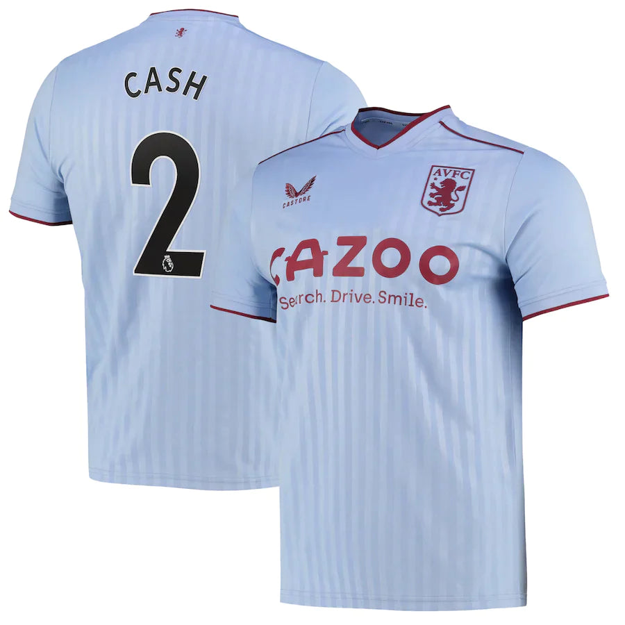 Matty Cash Aston Villa 2 Jersey - Kit Captain