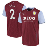 Matty Cash Aston Villa 2 Jersey - Kit Captain