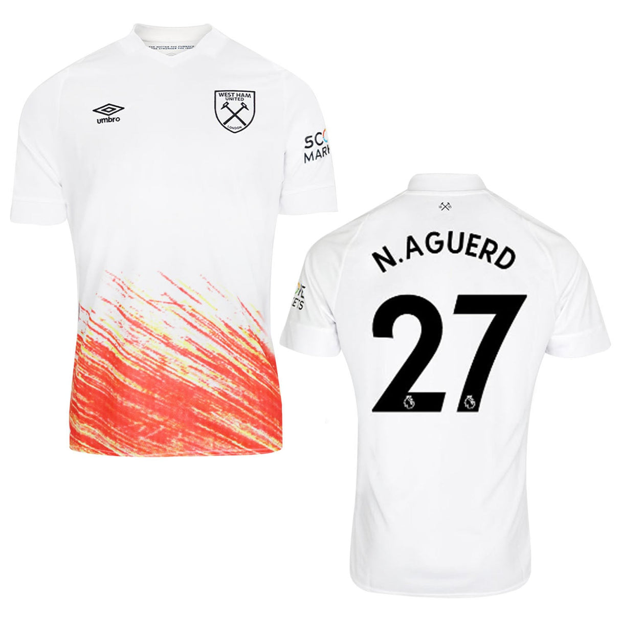 Nayef Aguerd West Ham 27 Jersey - Kit Captain