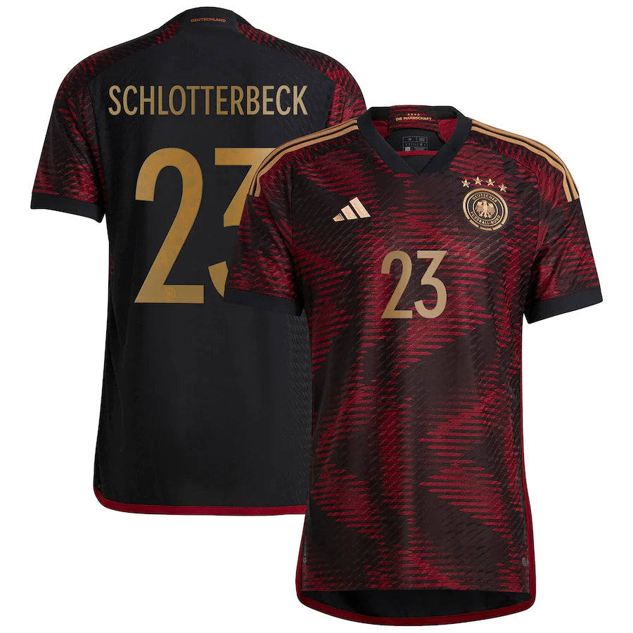 Nico Schlotterbeck Germany 23 FIFA World Cup Jersey - Kit Captain