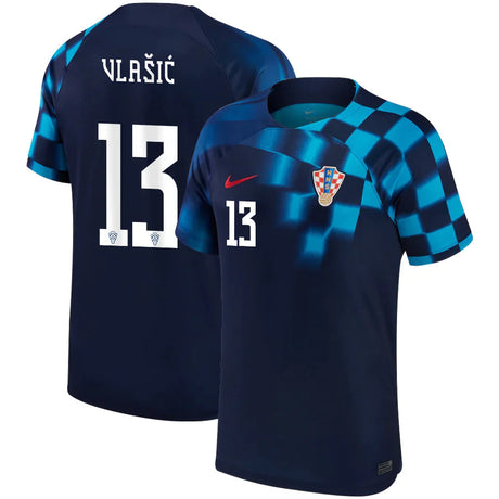 Nikola Vlasic Croatia 13 FIFA World Cup Jersey - Kit Captain