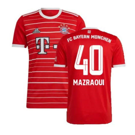 Noussair Mazraoui Bayern Munich 40 Jersey - Kit Captain