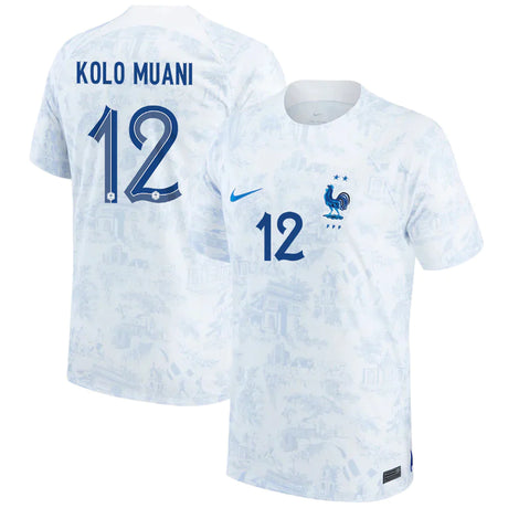 Randal Kolo Muani France 12 FIFA World Cup Jersey - Kit Captain