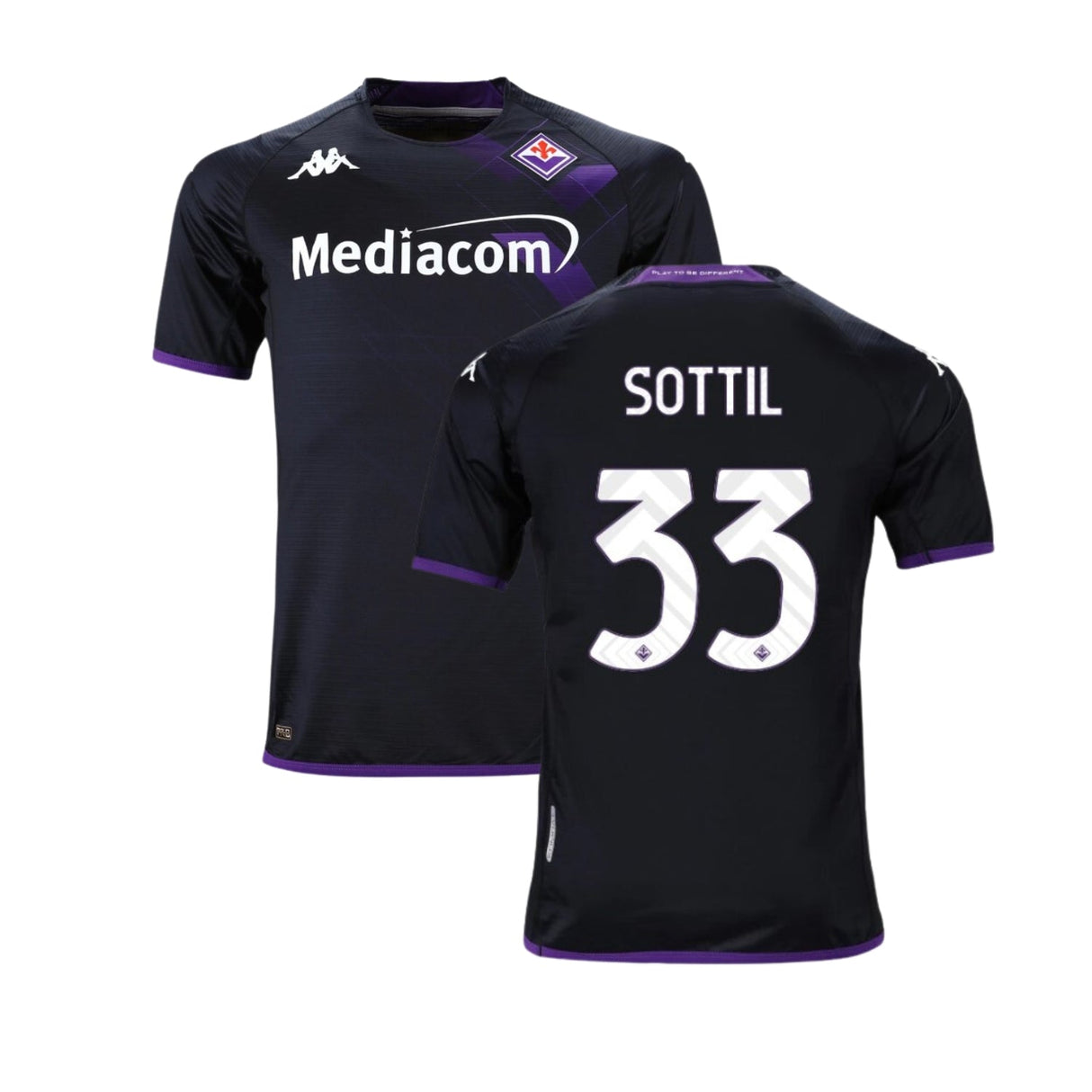 Riccardo Sottil ACF Fiorentina 33 Jersey - Kit Captain