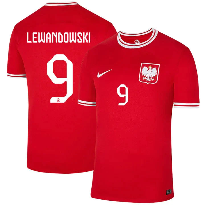 Robert Lewandowski Poland 9 FIFA World Cup Jersey - Kit Captain