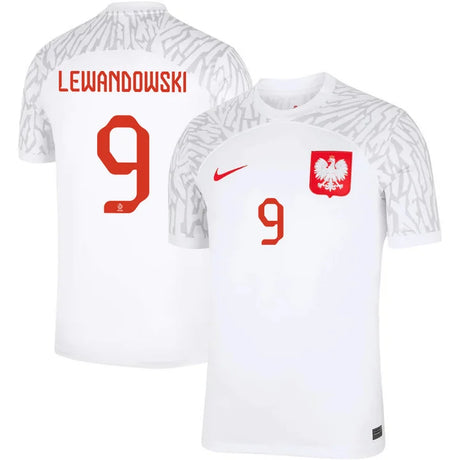 Robert Lewandowski Poland 9 FIFA World Cup Jersey - Kit Captain