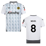 Ruben Neves Wolves 8 Jersey - Kit Captain