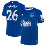 Tom Davies Everton 26 Jersey - Kit Captain