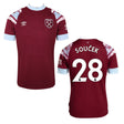 Tomas Soucek West Ham 28 Jersey - Kit Captain