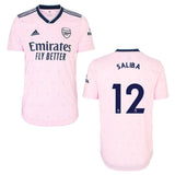 William Saliba Arsenal 12 Jersey - Kit Captain