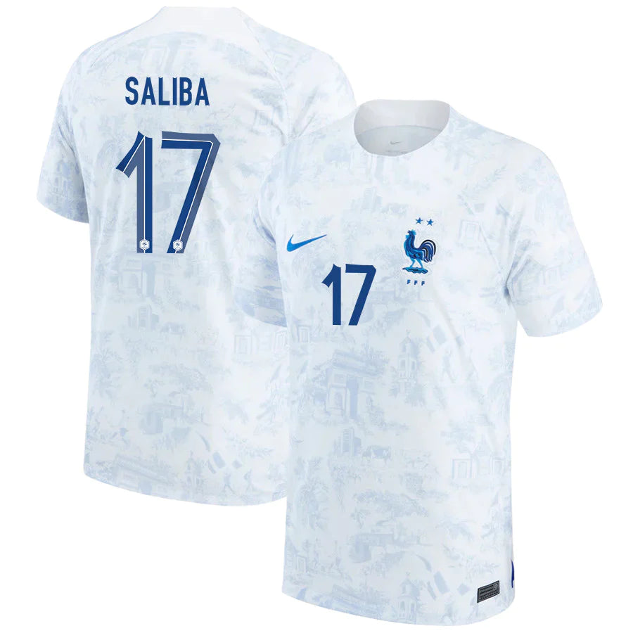 William Saliba France 17 FIFA World Cup Jersey - Kit Captain