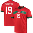 Youssef En-Nesyri Morocco 19 FIFA World Cup Jersey - Kit Captain