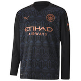 Manchester City Away Shirt 2020-21 - Long Sleeve - Kids - Kit Captain