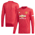 Manchester United Home Shirt 2020-21 - Long Sleeve - Kit Captain