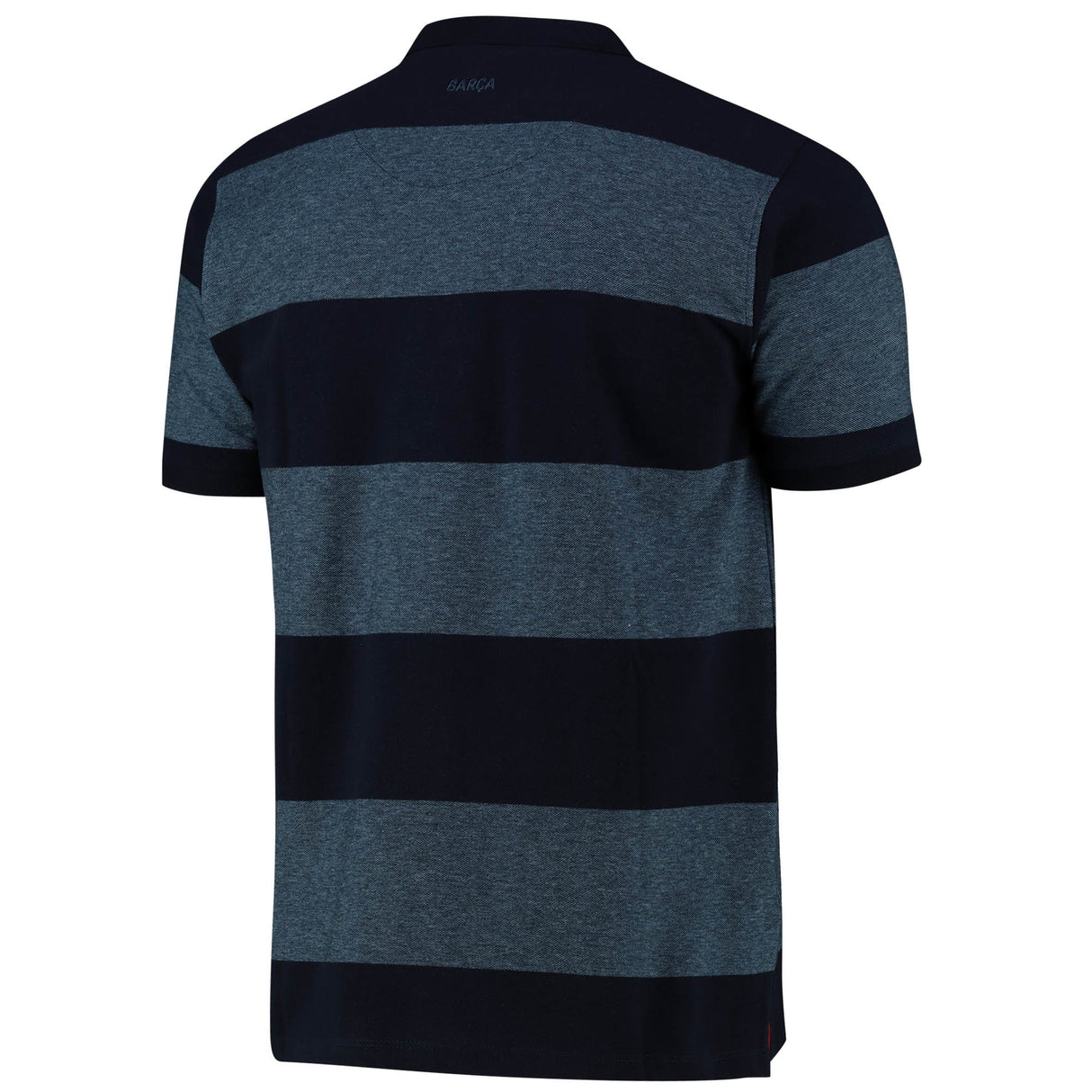 Barcelona Blue Tonal Stripe Polo - Blue - Mens - Kit Captain