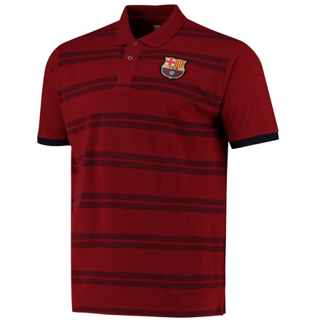 Barcelona Stripe Polo - Red - Mens - Kit Captain