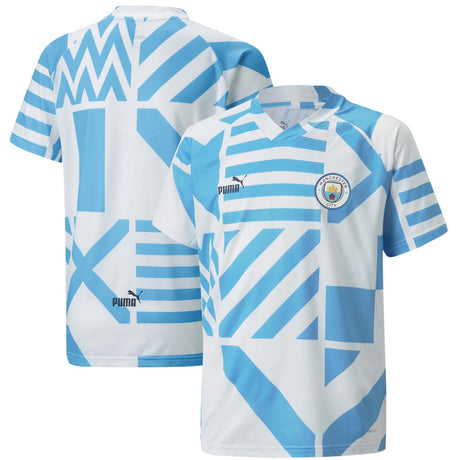 Manchester City Pre Match Top - White - Kids - Kit Captain